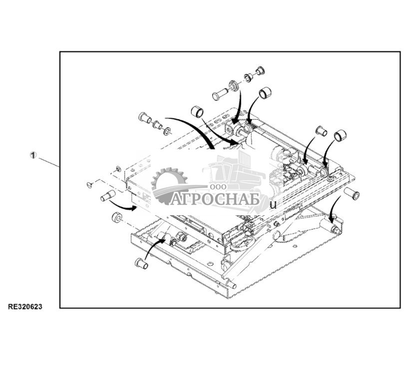 Ролик подшипника сиденья, комплект для ремонта подвески - ST720576 1024.jpg